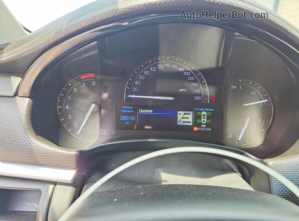 2G61L5S3XH9112860 2017 CADILLAC XTS Black Widok zestawu wskaźników