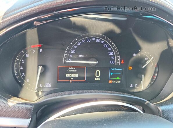 2G61M5S30K9132829 2019 CADILLAC XTS Black ხელსაწყოთა პანელის ხედი