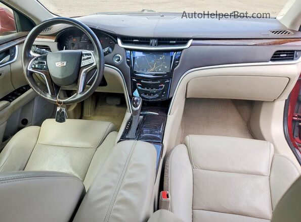 2G61M5S31G9128280 2016 CADILLAC XTS Burgundy Vista del salpicadero