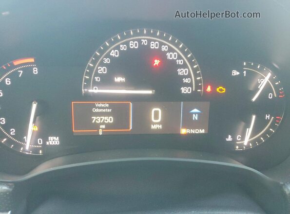 2G61M5S32K9118298 2019 CADILLAC XTS White Instrument cluster view