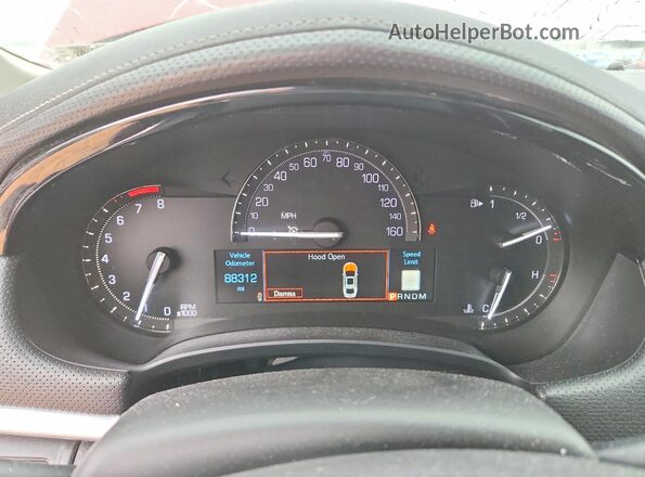 2G61M5S32K9121072 2019 CADILLAC XTS Красный Вид щитка приборов