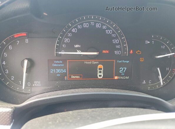 2G61M5S32K9154606 2019 CADILLAC XTS Black Instrument cluster view