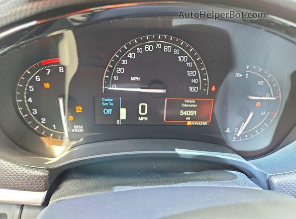 2G61M5S34J9129124 2018 CADILLAC XTS Red Instrument cluster view