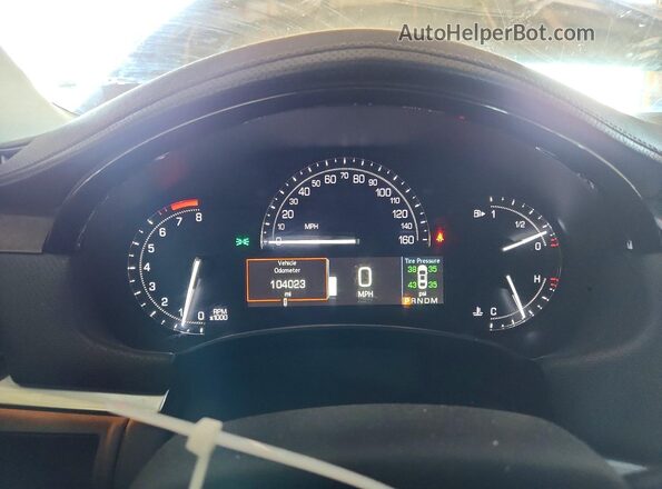 2G61M5S34K9151335 2019 CADILLAC XTS Silver Սարքավորումների վահանակի տեսք