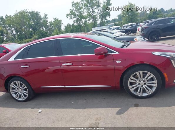 2G61M5S37J9131238 2018 CADILLAC XTS Red Widok wnętrza z tyłu