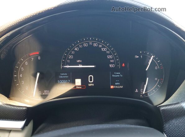 2G61M5S38J9161686 2018 CADILLAC XTS Black ხელსაწყოთა პანელის ხედი