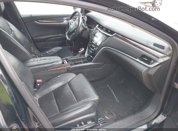 2G61M5S39G9160779 2016 CADILLAC XTS Black Widok wnętrza z przodu
