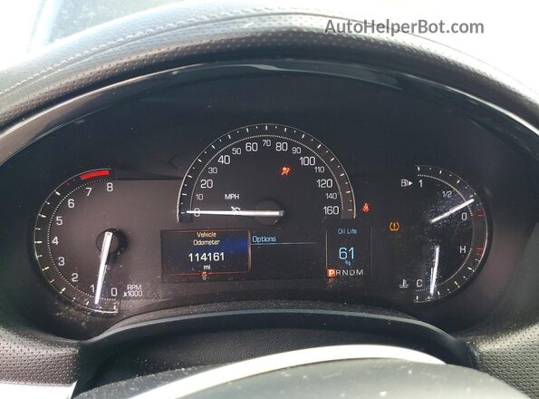 2G61M5S39H9110126 2017 CADILLAC XTS Черный Вид щитка приборов