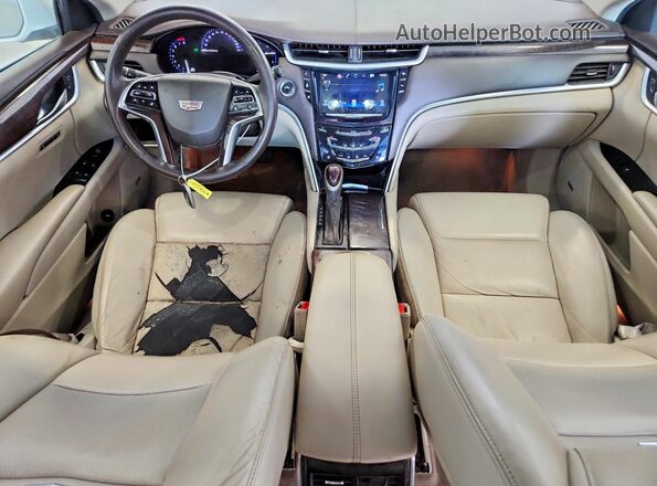 2G61N5S34G9112975 2016 CADILLAC XTS Белый Вид панели приборов