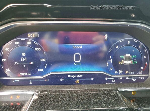 2GC1KNE75S1227466 2025 CHEVROLET SILVERADO Белый Вид щитка приборов