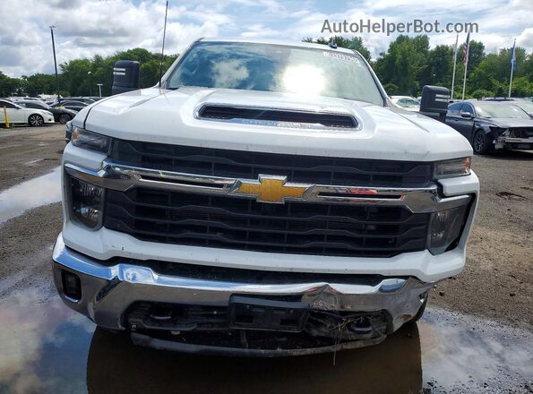 2GC1KNE75S1227466 2025 CHEVROLET SILVERADO Белый Вид спереди