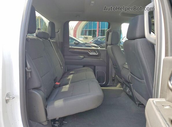 2GC1KNE75S1227466 2025 CHEVROLET SILVERADO Белый Вид задних сидений