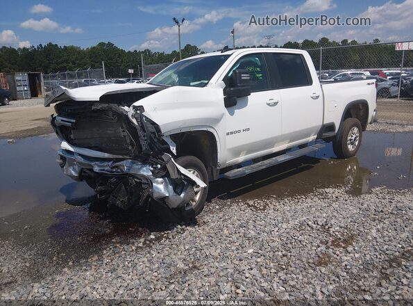 2GC1KNEY2S1226526 2025 CHEVROLET SILVERADO Белый Передняя левая четверть