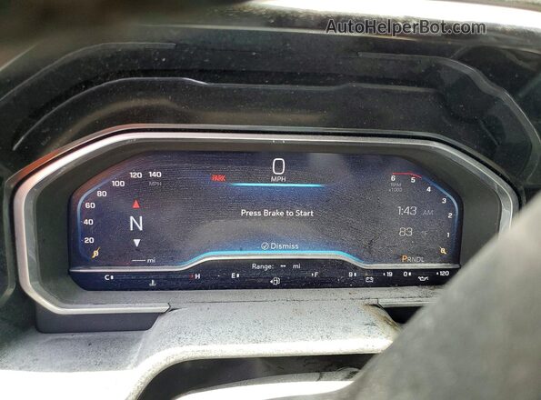 2GC1KNEY3S1232061 2025 CHEVROLET SILVERADO Black Вид щитка приладів