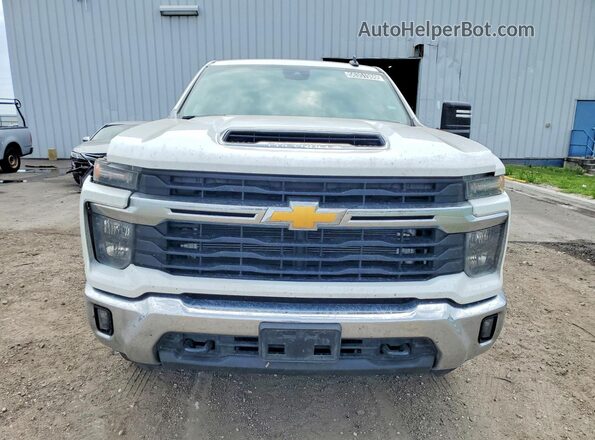 2GC1KNEY4S1225166 2025 CHEVROLET SILVERADO White Դիմացի տեսք