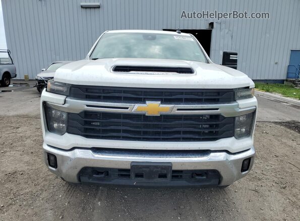2GC1KNEY4S1225166 2025 CHEVROLET SILVERADO White Սալոնի 360 աստիճան տեսք