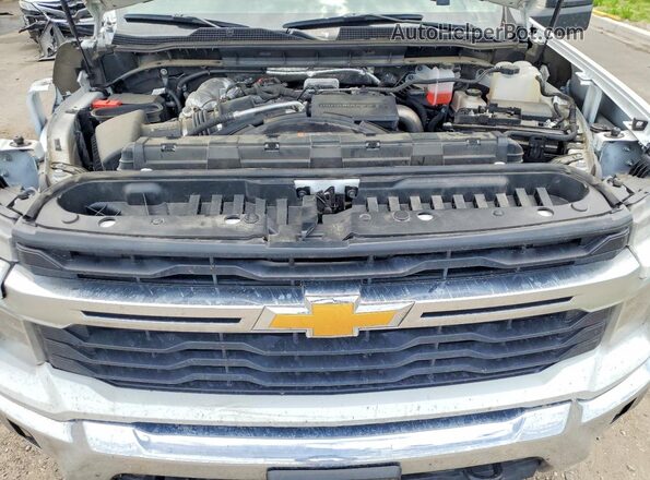 2GC1KNEY4S1225166 2025 CHEVROLET SILVERADO White Սալոնի հետևի տեսք