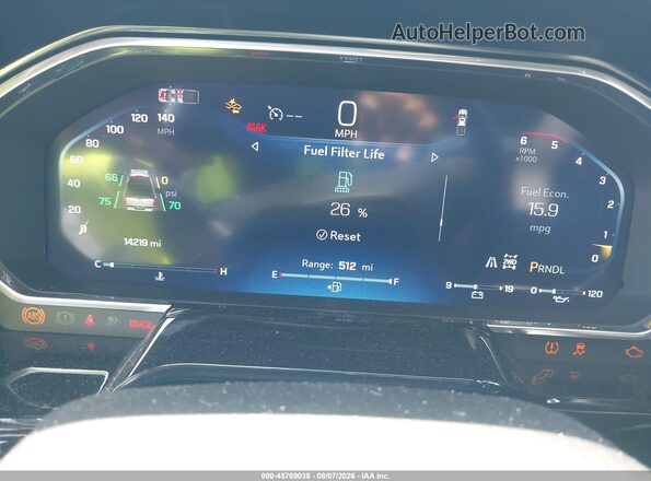 2GC1KNEYXT1157361 2026 CHEVROLET SILVERADO Серый Вид задних сидений
