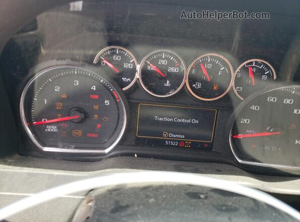 2GC1YNEY4P1728430 2023 CHEVROLET SILVERADO White Instrument cluster view