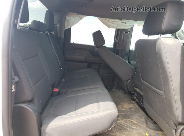 2GC1YNEY4P1728430 2023 CHEVROLET SILVERADO White Rear seats view