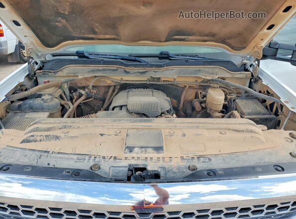 2GC2CREGXK1225866 2019 CHEVROLET SILVERADO White Սալոնի հետևի տեսք