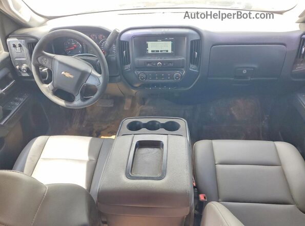 2GC2CREGXK1225866 2019 CHEVROLET SILVERADO White Առջևի վահանակի տեսք