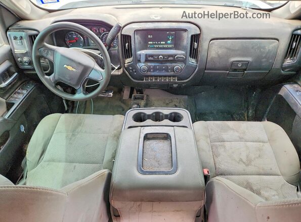 2GC2KREG1K1167553 2019 CHEVROLET SILVERADO White Dashboard view