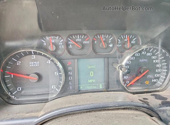 2GC2KREG1K1167553 2019 CHEVROLET SILVERADO White Instrument cluster view