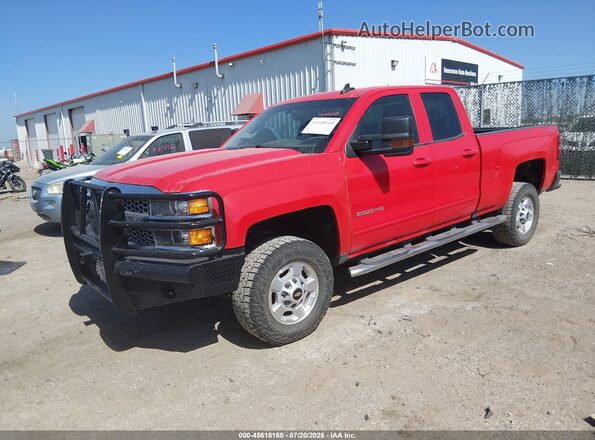 2GC2KSEG8K1205495 2019 CHEVROLET SILVERADO Red Передня ліва чверть