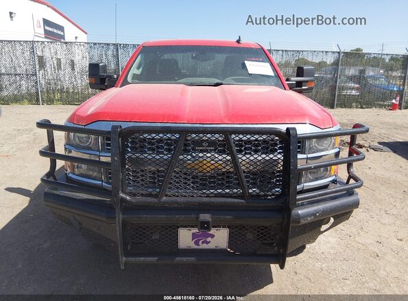 2GC2KSEG8K1205495 2019 CHEVROLET SILVERADO Red Вид щитка приладів