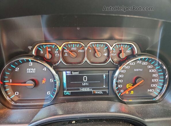 2GC2KSEGXK1185668 2019 CHEVROLET SILVERADO White Vista del cuadro de instrumentos