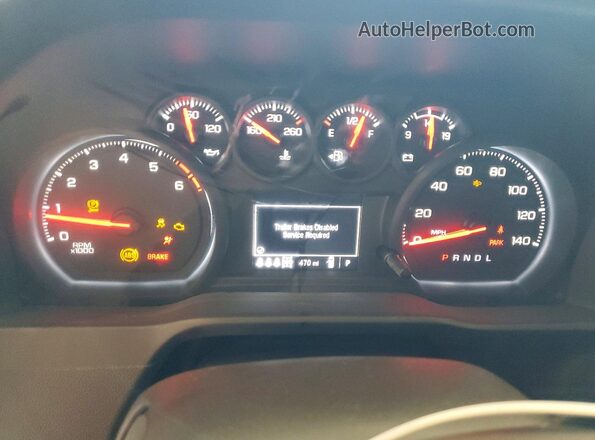 2GC4KME70T1125971 2026 CHEVROLET SILVERADO Red Widok zestawu wskaźników