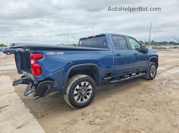 2GC4KME78S1231597 2025 CHEVROLET SILVERADO Blue Trasero derecho