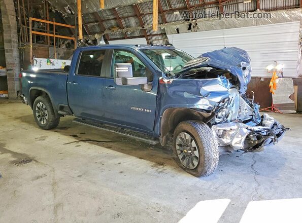 2GC4KNE71S1138202 2025 CHEVROLET SILVERADO Blue Delantero derecho