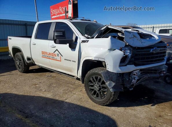 2GC4KNE73S1174456 2025 CHEVROLET SILVERADO White Delantero derecho