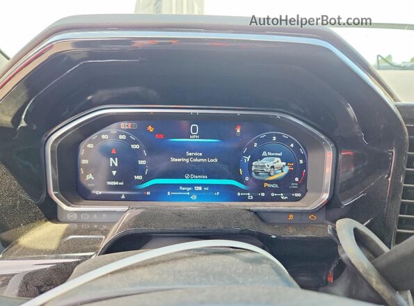 2GC4KNE75T1109495 2026 CHEVROLET SILVERADO White Instrument cluster view