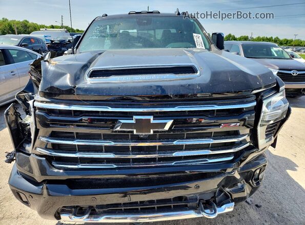2GC4KNE79S1209047 2025 CHEVROLET SILVERADO Black Вид спереду
