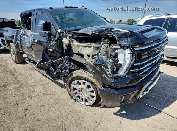 2GC4KNE79S1209047 2025 CHEVROLET SILVERADO Black Передня права чверть