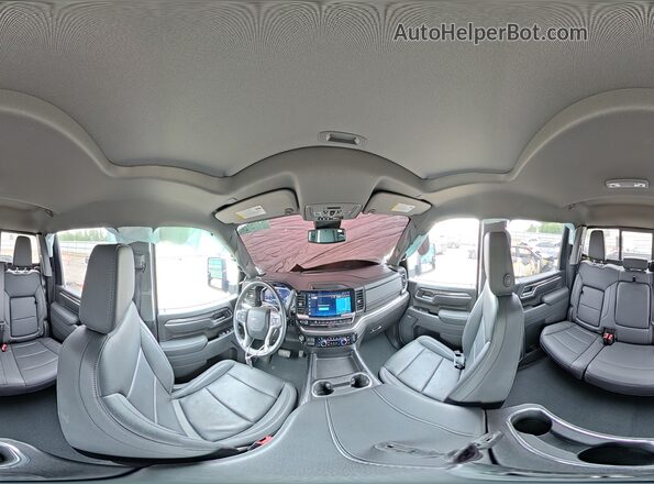 2GC4KPEY3S1232800 2025 CHEVROLET SILVERADO Gray Vista de la etiqueta del VIN