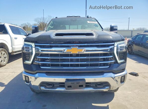 2GC4KPEY6S1153184 2025 CHEVROLET SILVERADO Black Դիմացի տեսք