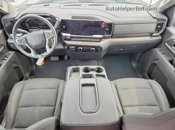 2GC4KTEY7S1211862 2025 CHEVROLET SILVERADO Черный Вид панели приборов