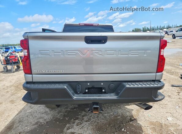 2GC4WLE77R1206019 2024 CHEVROLET SILVERADO Серебряный Вид сзади