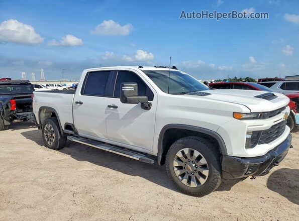 2GC4WME79R1106199 2024 CHEVROLET SILVERADO Белый Передняя правая четверть