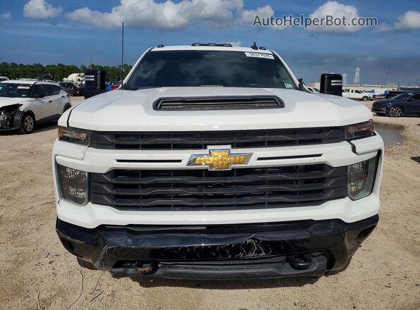 2GC4WME79R1106199 2024 CHEVROLET SILVERADO Белый Вид спереди