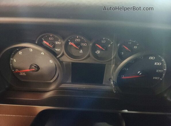 2GC4WMEY3R1251697 2024 CHEVROLET SILVERADO Gray Widok zestawu wskaźników