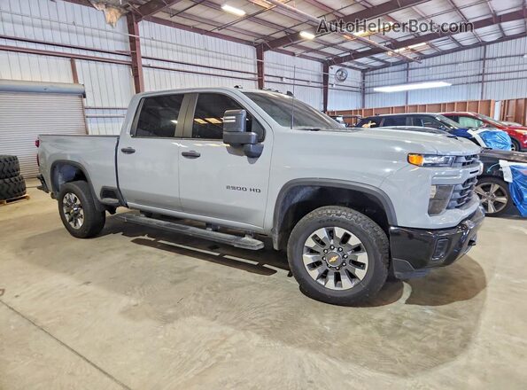 2GC4WMEY3R1251697 2024 CHEVROLET SILVERADO Gray Przód prawy