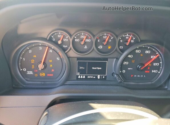 2GC4YLEY9R1142875 2024 CHEVROLET SILVERADO Black Սարքավորումների վահանակի տեսք