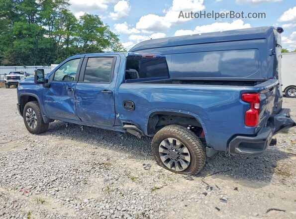 2GC4YME78R1158966 2024 CHEVROLET SILVERADO Blue Rear left