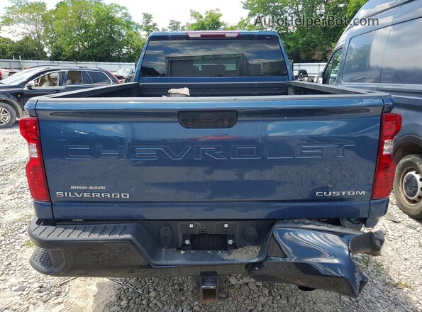 2GC4YME78R1158966 2024 CHEVROLET SILVERADO Blue Rear view