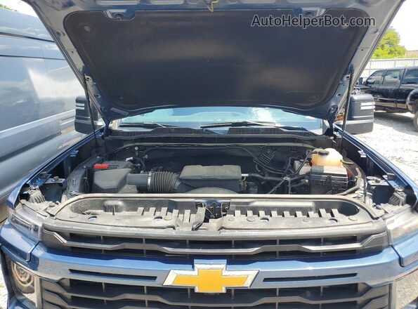 2GC4YME78R1158966 2024 CHEVROLET SILVERADO Blue Rear interior view